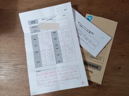 キャリカレ時間マネジメントアドバイザー資格取得講座添削問題解答用紙